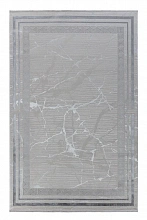 Абстрактный ковер бежевый Leonidas B0740A White-Grey